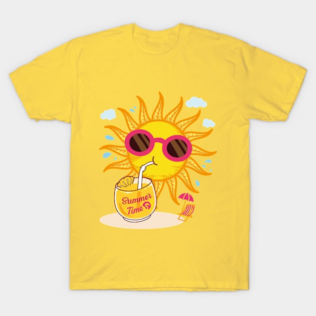 Summer Time T-Shirt by createe